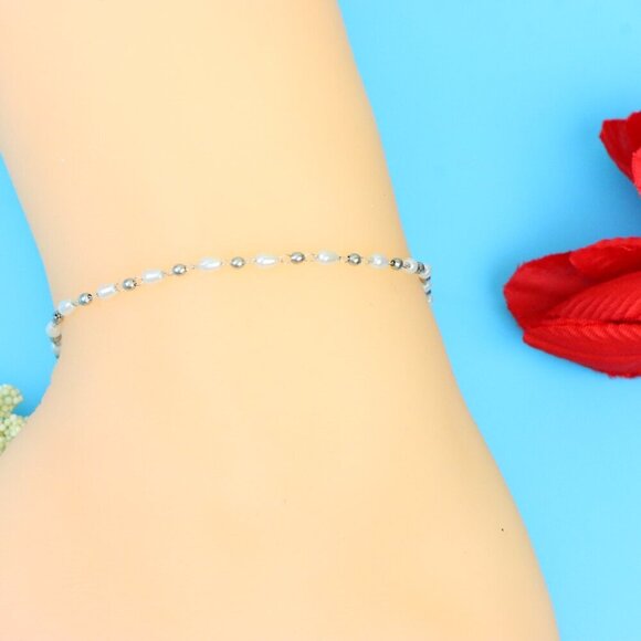 Elegant Handmade Anklet – Perfect for Women & Girls | Ideal Gift Option, DYC1235 - Picture 2 of 7